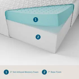 LUCC10KK3PMF LUCID COMFORT COLLECTION Bed Box Mattress King #2