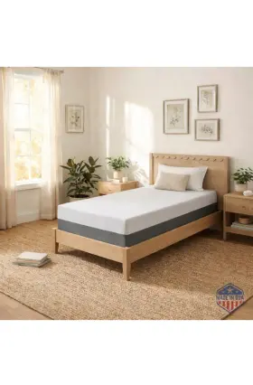 LU08TX45MF LUCID Gel Infused Memory Foam Mattress Firm Feel