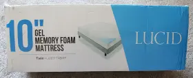 LU10TT45MF LUCID Gel Memory Foam Mattress Firm Twin