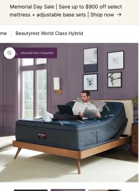 LU12QQ70LH LUCID Queen Latex Hybrid Mattress Memory Foam