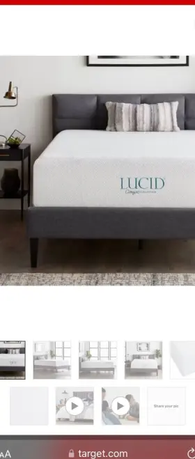 LU14FF6PMF LUCID Bliss Gel Memory Foam Bed Mattress #3