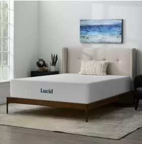 LU14KK45MF LUCID Refresh Triple Gel Memory Foam Mattress King