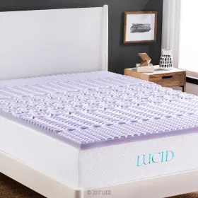 LU20FF30ZT LUCID Zone Lavender Memory Foam Mattress Topper