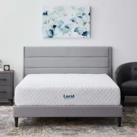 LUCC12FF45MF LUCID Top Mattress Firm Gel Memory Foam