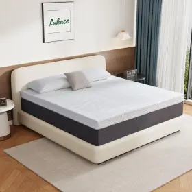 B0GJD3QLQJ LUKACE Twin Gel Memory Foam Mattress Fiberglass