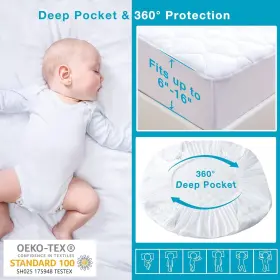 Twin LUNSING Mattress Protector Breathable Waterproof #3