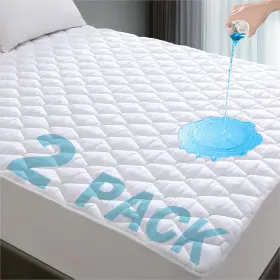 TWIN-2P LUNSING Pack Mattress Protector Breathable
