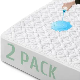 TWIN-2P-B LUNSING Pack Mattress Protector Breathable