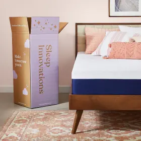 617014134128 M-MAT-42030-FL-WHT Sleep Innovations Shiloh Foam
