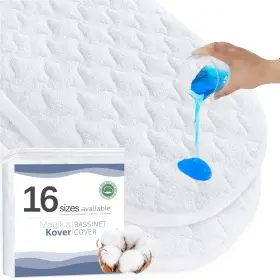 760948310257 MAGIK KOVER Basket Mattress Pad Plum Sparrow