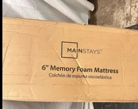 010765 MAINSTAYS Memory Foam Mattress