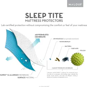 SL0PKK5P MALOUF Sleep Tite Mattress Protector Waterproof Top #2