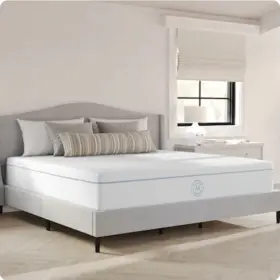 196861132063 MARTHA STEWART Queen Hybrid Memory Foam Coil Box
