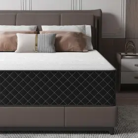 744110969474 MATTRESS Double Hybrid Breathable Foam Indi