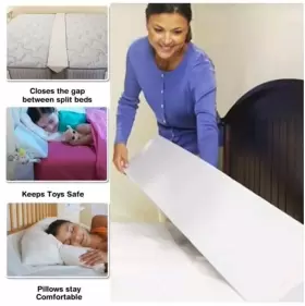737534353486 MATTRESS WEDGE Foam Cover King Tv Gap #2
