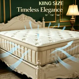 HAH10USD10K MATTRESSES King Hybrid Mattress Cooling Gel Foam