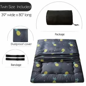 461339016140 MAXYOYO Pineapple Floor Futon Mattress Tatami #2