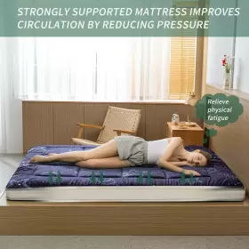 689991443234 MAXYOYO Moon Star Futon Mattress Floor Quilted #2