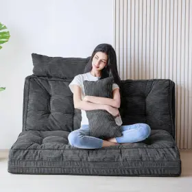 705353354977 MAXYOYO Bean Bag Bed Tufted Folding Sofa Pillows #3