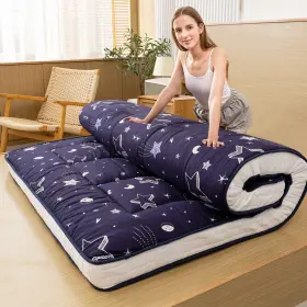 B0B6347GLJ MAXYOYO Star Futon Mattress Padded Floor Quilted