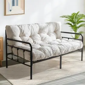 MT2-OF-US137 MAXYOYO Futon Mattress Tufted Sofa Couch Bed