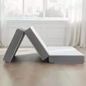 691195676530 MAYTON Folding Gel Memory Foam Mattress Cot Pad