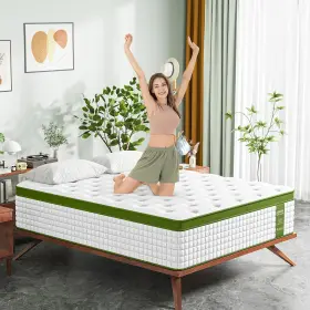 744110107869 MEISHI Queen Mattress Hybrid Box Gel Memory Foam #3