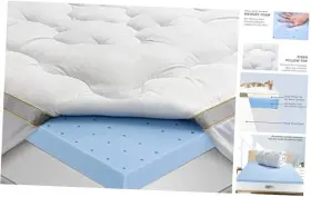 SSTP37002 MEISHI Mattress Topper Dual Pillow Top Gel Memory