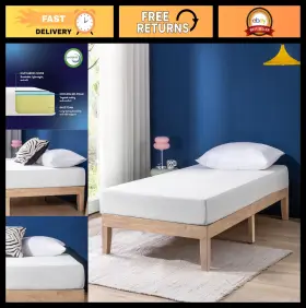 47677 MELLOW Memory Foam Mattress Firm Cooling Gel Safe Twin