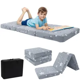 MMCMAT1002-STAR-145-FBA MEMORECOOL Glow Floor Mattress Kids