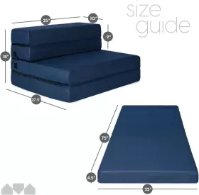 726084964952 MILLIARD Fold Foam Folding Mattress Sofa Bed #3