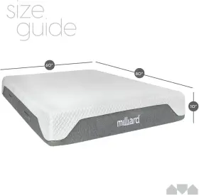 840985120443 MILLIARD Memory Foam Mattress Firm Pressure #3