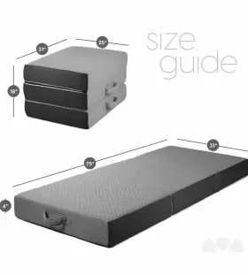 MIL-HK612-6-31 MILLIARD Memory Foam Mattress Cover Cot Firm #2