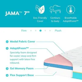 727977230611 MLILY Jama Twin Mattress Kids Memory Foam Bunk #2