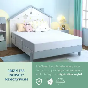 810037115819 MLILY Egohome Twin Mattress Kids Tea Gel Cooling #3