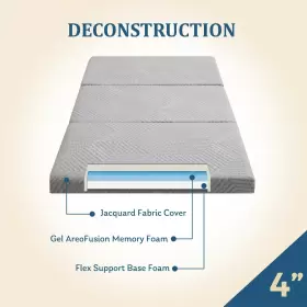 810123358793 MLILY Ego Folding Memory Foam Mattress Single #3