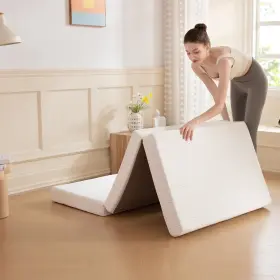 810141568112 MLILY Folding Mattress Twin Fold Memory Foam