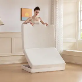 810141759404 MLILY Folding Mattress Single Fold Memory Foam