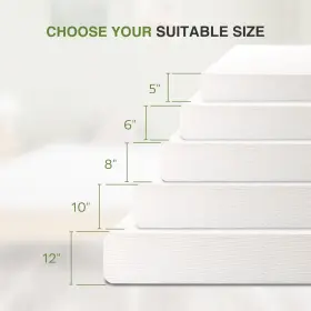 840418656730 MLILY Twin Mattress Box Mattresses Bed Single #2