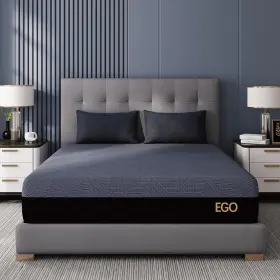 EGB-10-Q-NW MLILY Egohome Queen Memory Foam Mattress Pain Gel