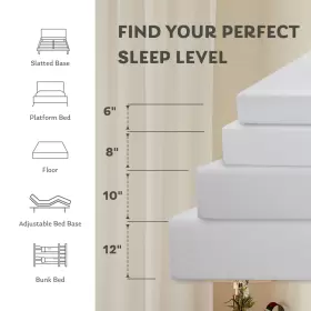 ME5060T00GNT MLILY Mattress Twin Box Memory Foam Firm #3