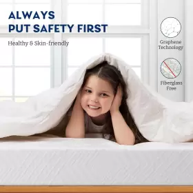 MLY2-EGO-6-T MLILY Twin Mattress Memory Foam Bed Box Tea #3