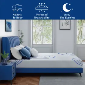 MST080Q0000T MLILY Queen Bed Mattress Memory Foam Gel #2
