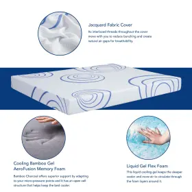 MST080Q0000T MLILY Queen Bed Mattress Memory Foam Gel #3
