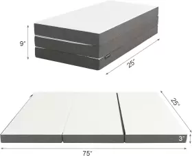 689997991876 MOLBLLY Folding Mattress Memeory Foam #2