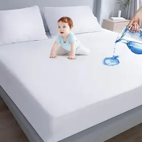 791334145238 MOONSEA Queen Mattress Protector Waterproof