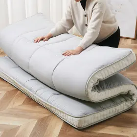 1327216278-1 MOPHOTO Futon Floor Mattress Shiki Twin Pad Roll