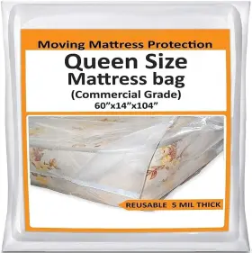 B01HXZXW7W MOVINGHOST Mattress Moving Queen Storage Bag Mil