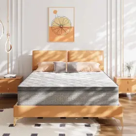 726084147195 MUBULILY Queen Mattress Gel Memory Foam Hybrid