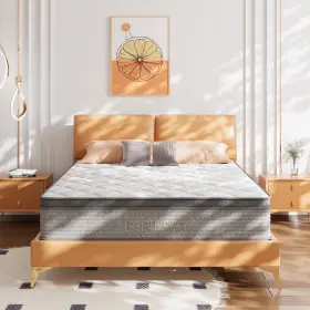 B0CP52S2FM MUBULILY Queen Mattress Gel Memory Foam Hybrid